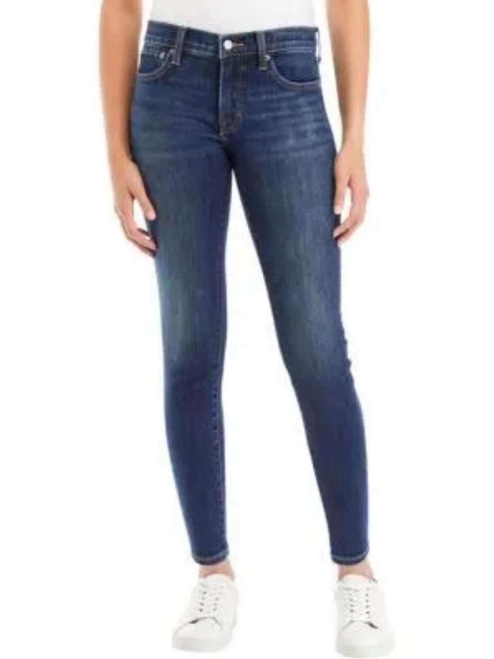 Lucky Brand Ava Mid Rise Crop Dark Wash Jeans 6/28